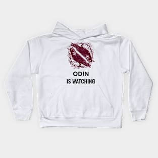 Odin Is Watching Kids Hoodie